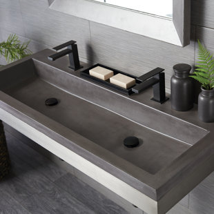 Trough Bathroom Sink And Vanity – Everything Bathroom